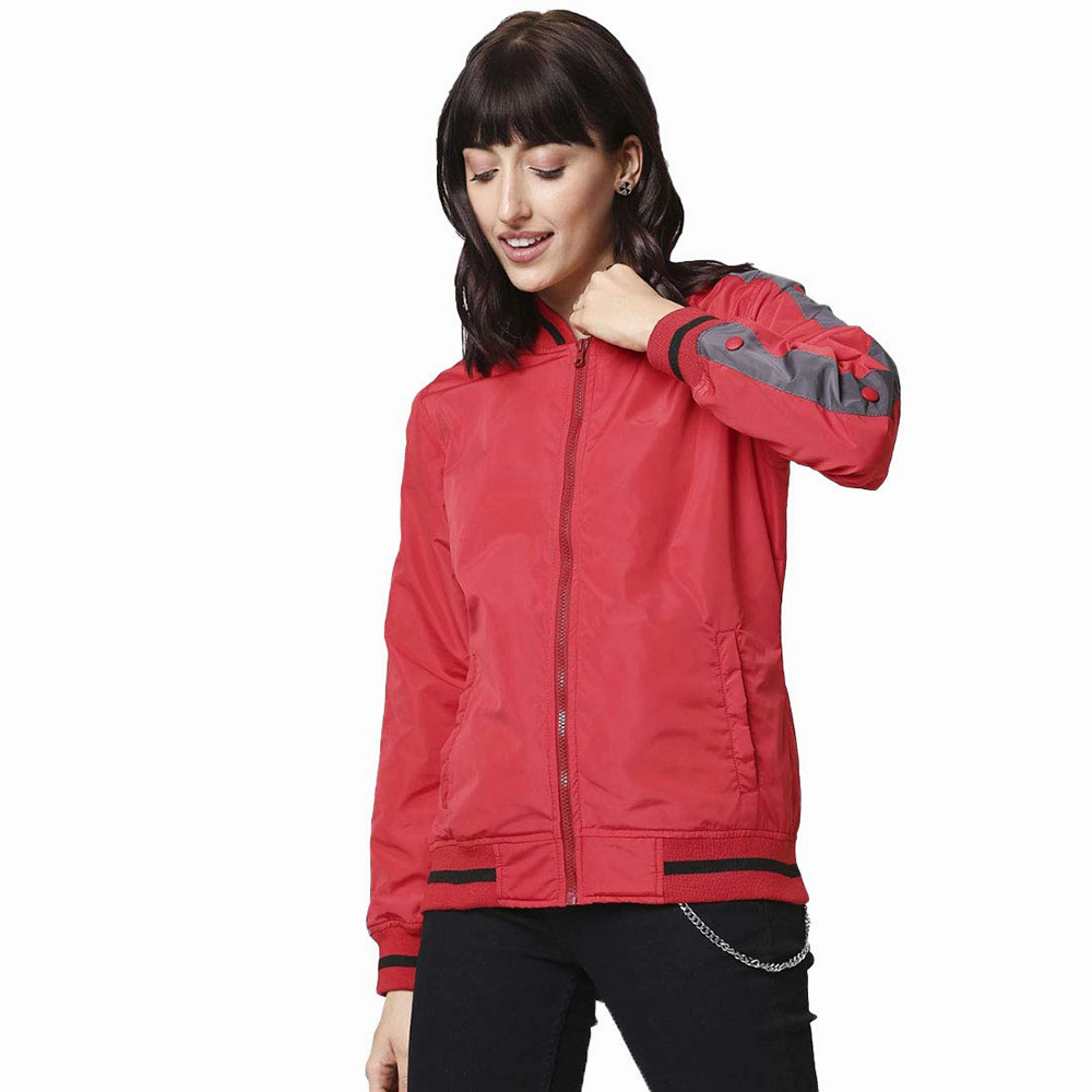 Hestic Sports Wear women bomber jacket wholesale winter ladies sports jacket custom print streetwear unisex floral bomber jackets